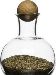 Sagaform by Widgeteer Nature spice/herb storage w/oak stoppers, 2-pack