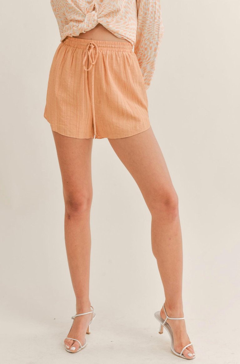 Clementine Crush Shorts - Tangerine