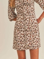 Little Animal Mini Dress - Cheetah