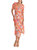 New Manifestations Dress In Red Multi - Red Multi