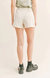 Side Twist Skort In Ivory