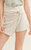 Side Twist Skort In Ivory