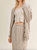 Vintage Heart Relaxed Cardigan - Taupe