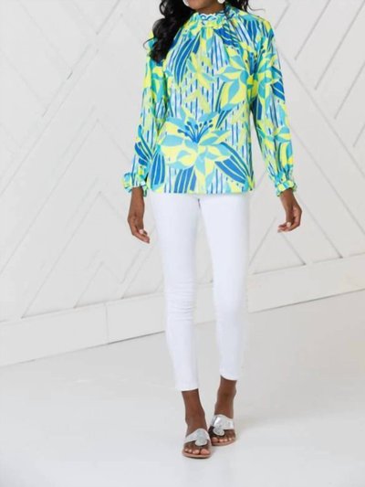 Sail to Sable Ruffle Neck Long Sleeve Top product