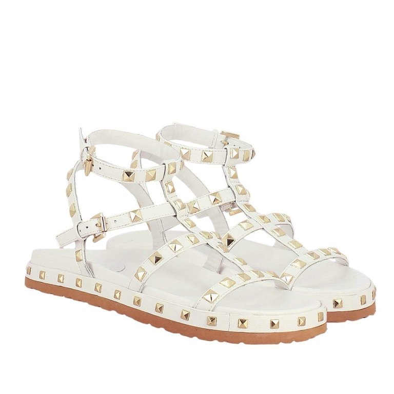 Alicia White Sandals - White