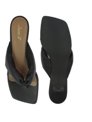 Amorina Black Sandals