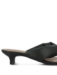 Amorina Black Sandals