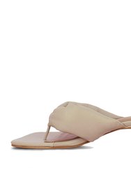 Amorina Nude Sandals