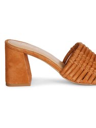 Bethany Suede Sandal - Cuoio