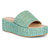 Betta Platform Sandal In Blue - Blue