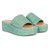 Betta Platform Sandal In Blue