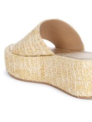 Betta - Platform Sandal - Natural