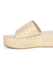 Betta - Platform Sandal - Natural