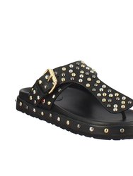 Boston Black Sandal - Black