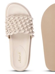 Caterina - Flat Sandals - Beige