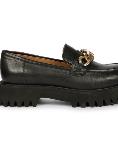Saint G Donna Leather Black Loafers product