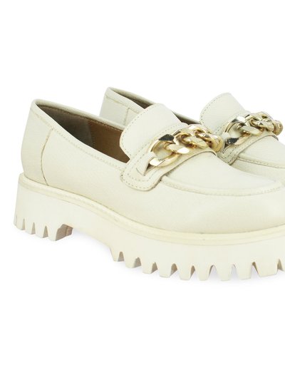 Saint G Donna Leather Off White Loafers product