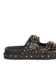 Emily Studded Double Buckle Sandal