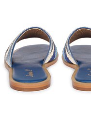 Giorgia - Flat Sandals - Multi Blue