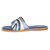 Giorgia Flat Sandals - Multi Blue