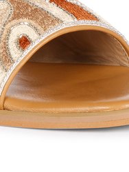 Giorgia - Flat Sandals - Multi Brown