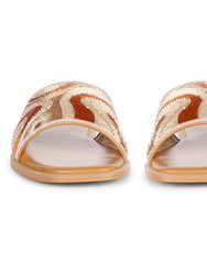 Giorgia - Flat Sandals - Multi Brown