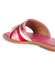 Giorgia - Flat Sandals - Multi Pink