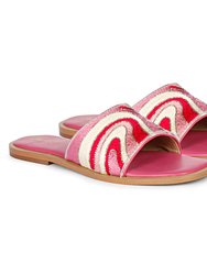 Giorgia - Flat Sandals - Multi Pink