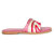 Giorgia Flat Sandals - Pink - Multi Pink