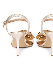 Hailey Platin Strap Sandals