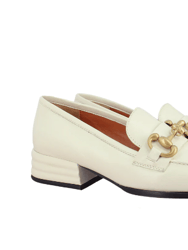 Jacqueline - Flat Loafers - Off White