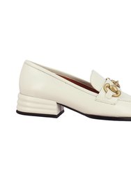 Jacqueline - Flat Loafers - Off White - Off White