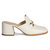 Jasmine Off White Leather Mules