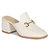 Jasmine Off White Leather Mules