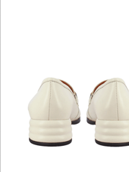 Jenny White Leather Loafer