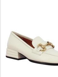 Jenny White Leather Loafer