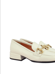 Jenny White Leather Loafer