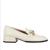 Jenny White Leather Loafer - Off White