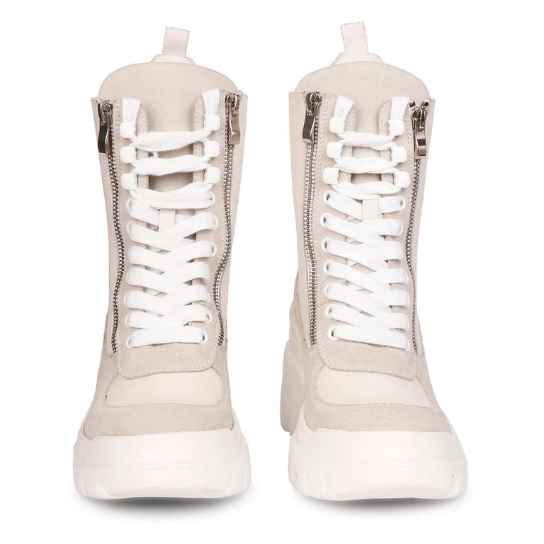 Kendall Boots - White