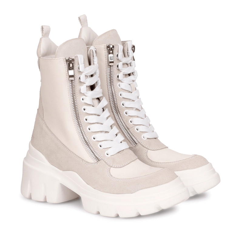 Kendall Boots - White - White