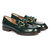 Livia Green Abrasivato Leather Loafer