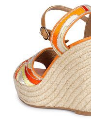 Marcilia - Wedges - Multi Orange