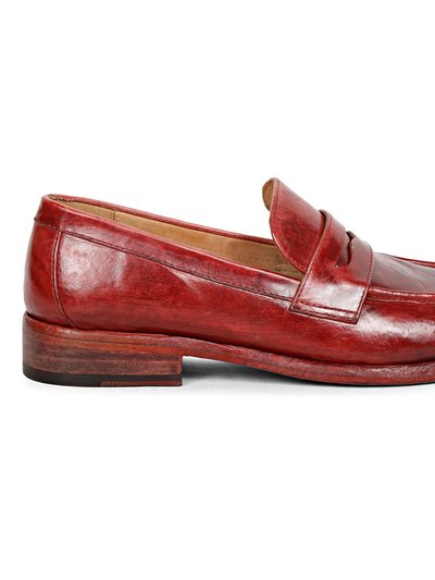 Saint G Micola Scarlett Red Leather Loafers product