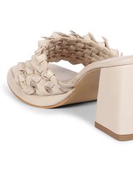 Nicia - Block Heel - Beige