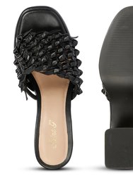 Nicia - Block Heel - Black