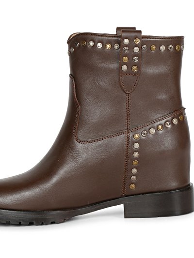 Saint G Noemi Brown Leather Ankle Boots product