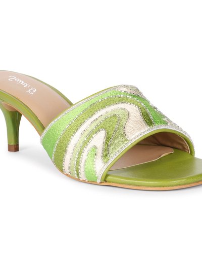 Saint G Rina - Kitten Heel - Multi Green product