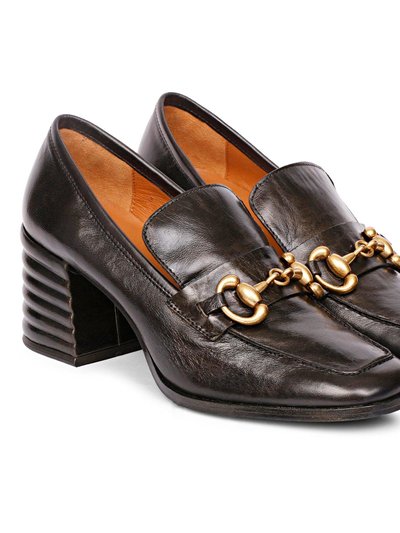 Saint G Valentina Black Leather Handcrafted Loafer product