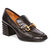 Valentina Black Leather Handcrafted Loafer