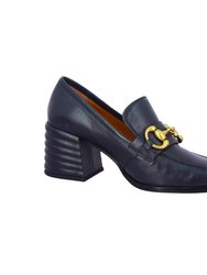 Valentina Handcrafted Loafer - Navy